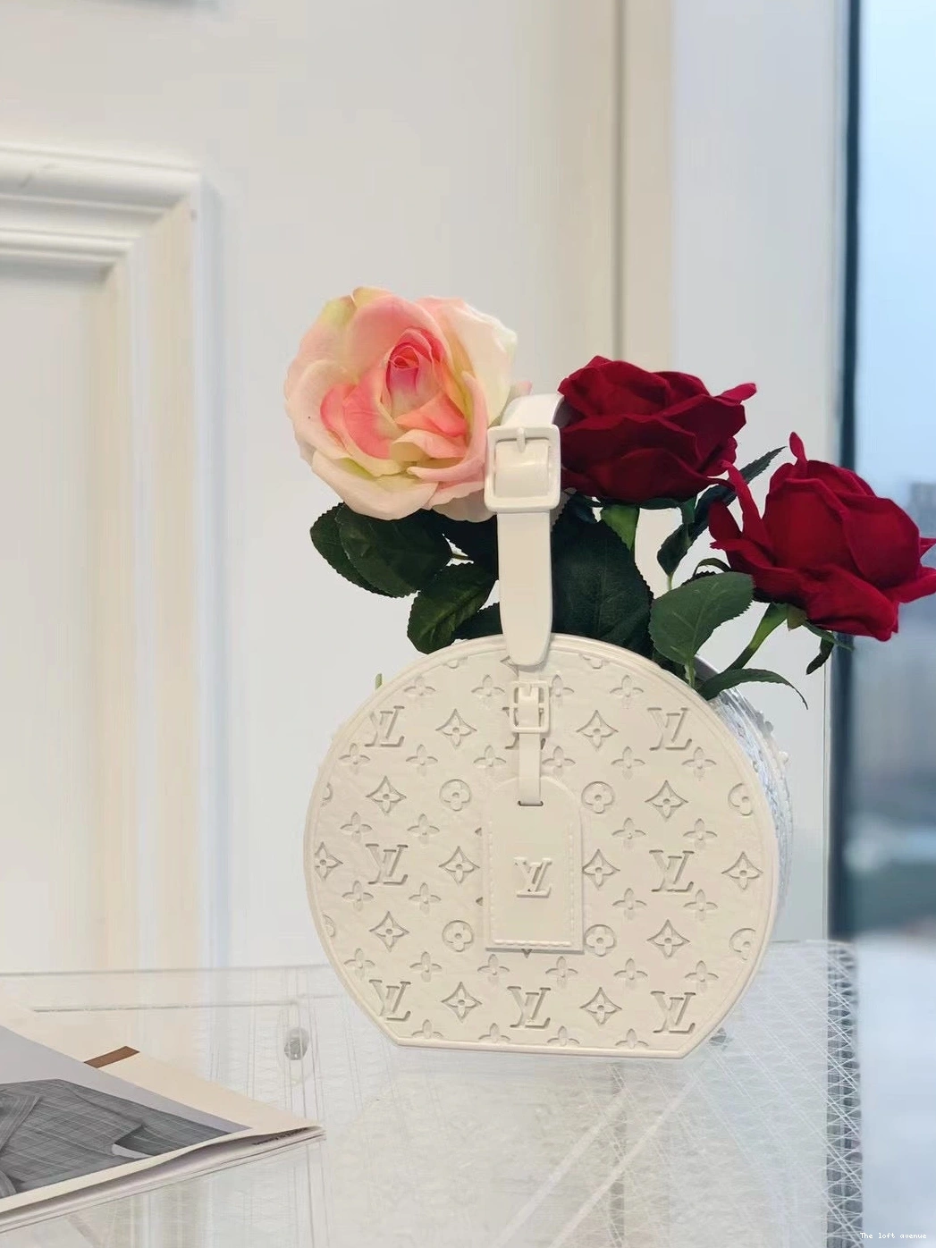 HAT BAG CUSTOM VASE FLOWER 0823